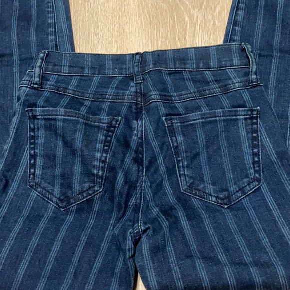 NWT Pacsun Striped Ankle Jeggings a/ Frayed Bottoms - Picture 7 of 7